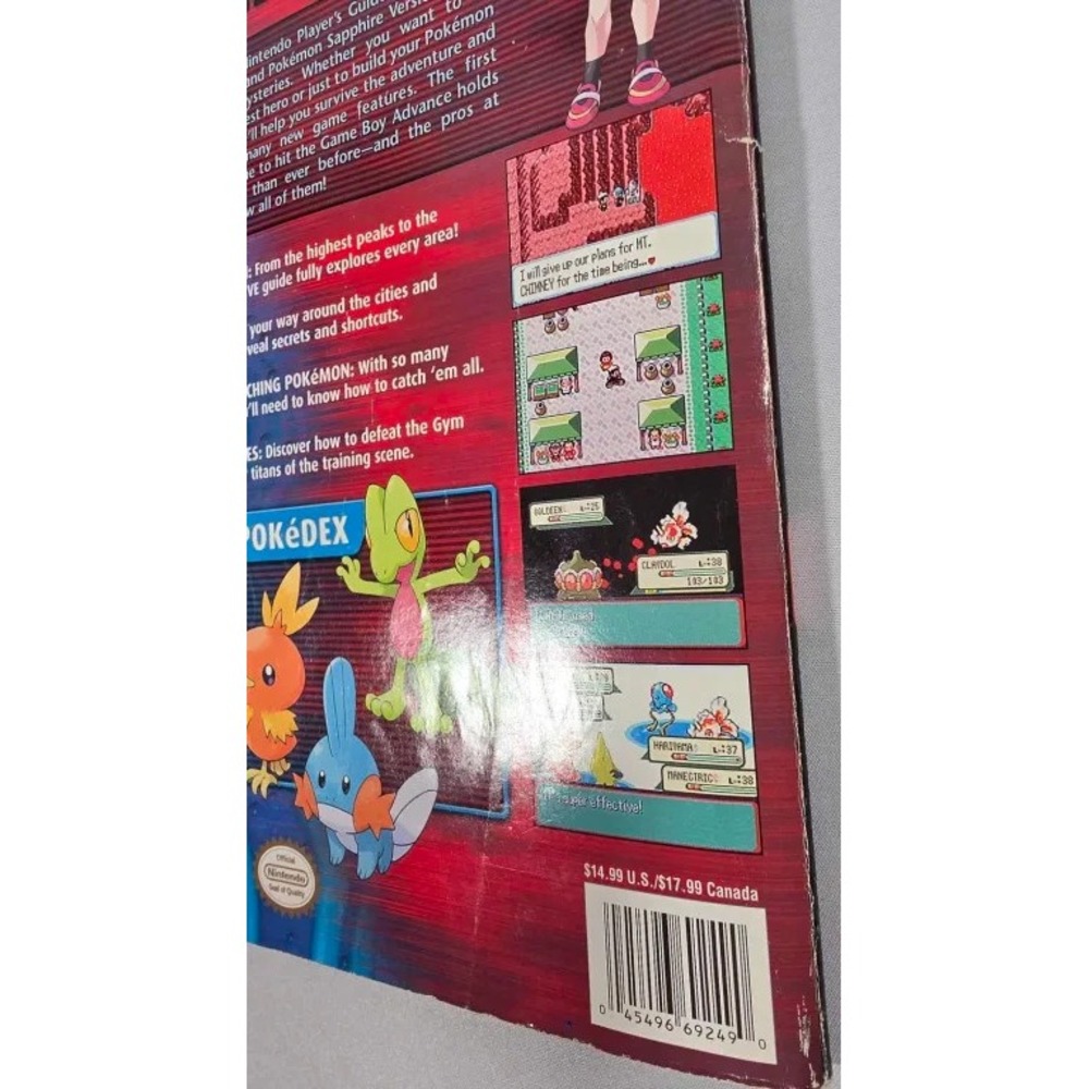 Official Nintendo Power Pokémon Ruby and Sapphire Version GBA Player's Guide - Picture 9 of 9